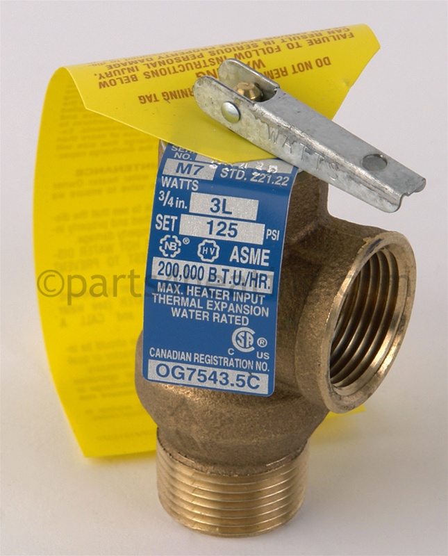 PRV 125 PSI – Brass -