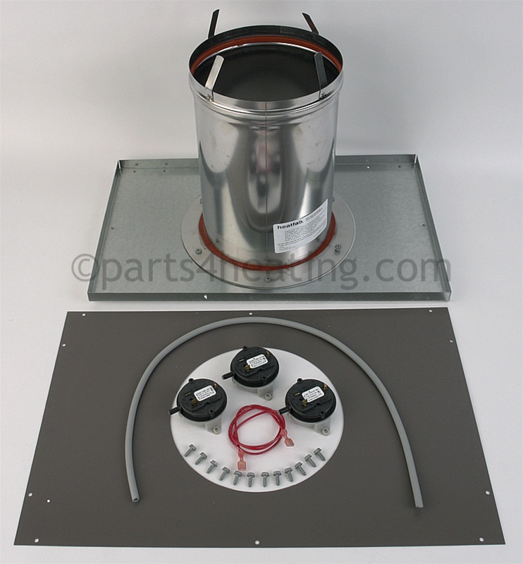 Indoor Vent Adapter Kit, Positive-Pressure (Horizontal)