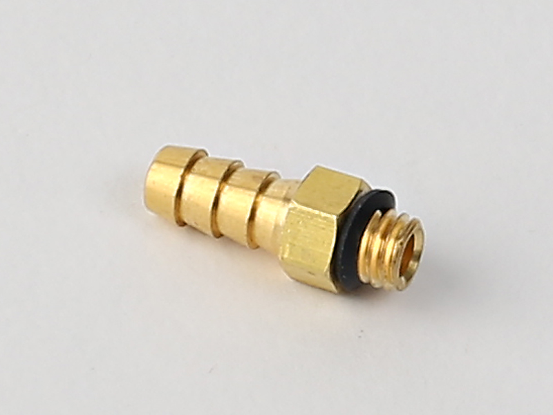 BRASS FTG 10-32X1/8"BARB