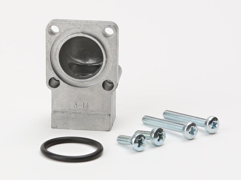 Gas Valve Adapter c/w screws and O-ring