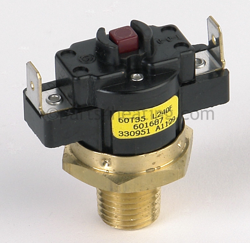 Manual Reset Fixed High Limit 240°F