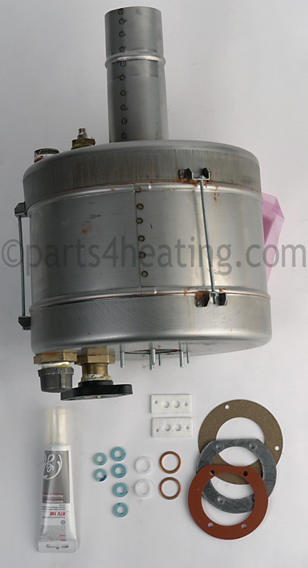 Comb. chamber / coil assembly, EBP.