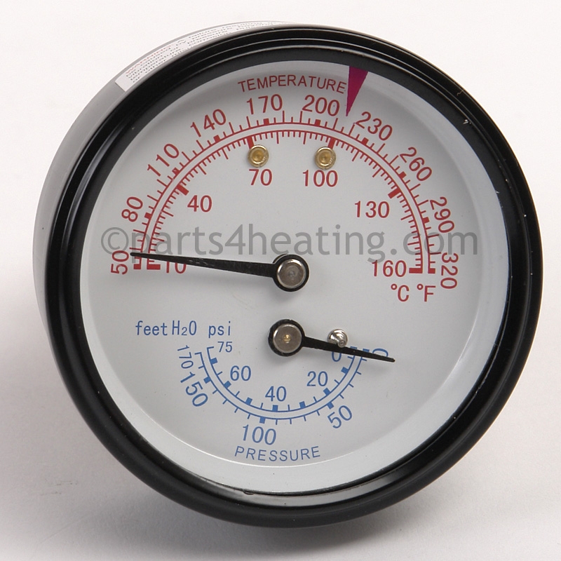 GAUGE TRIOMETER, 75# PSI, ALL