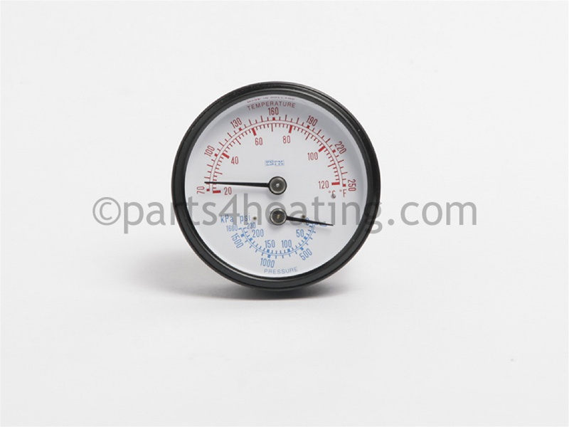 GAUGE,TEMP/PRESS,230 PSI