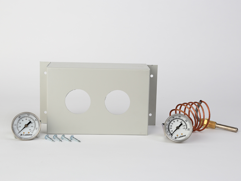 TEMPERATURE AND PRESSURE GAUGE; OPTIONAL