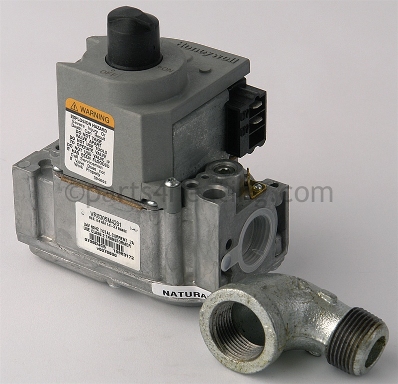 Gas Valve Nat w/Street Elbow